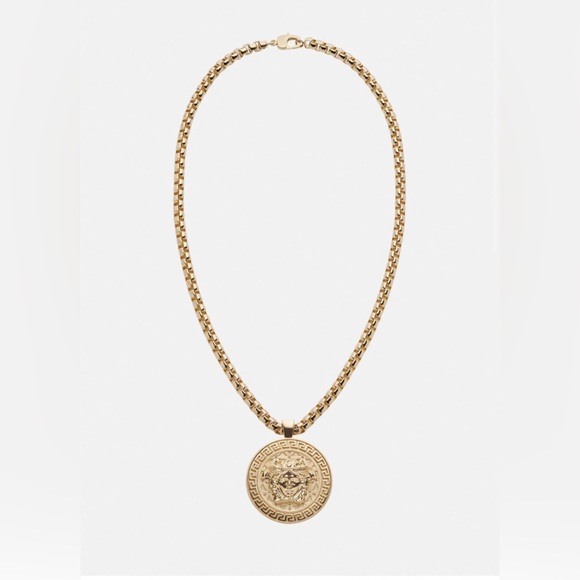 Gold Medallion Necklace - Picture 1 of 3